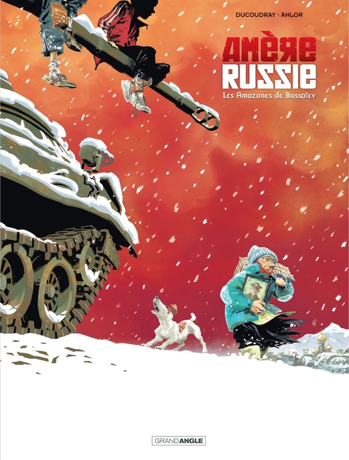 Couverture ebook de Amère Russie - Tome 1 - Les amazones de bassaiev, de Aurélien Ducoudray