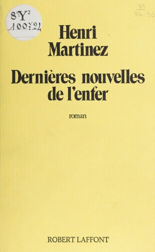 Couverture ebook de Dernières nouvelles de l'enfer, de Martinez Henri