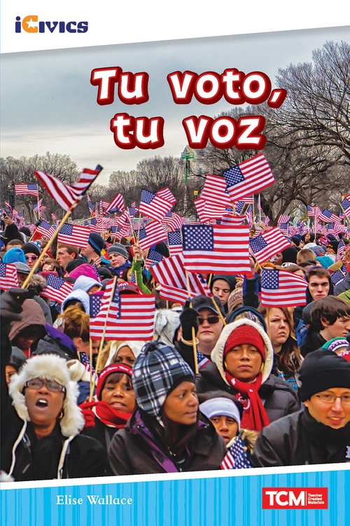 ebook cover of Tu voto, tu voz, by Elise Wallace