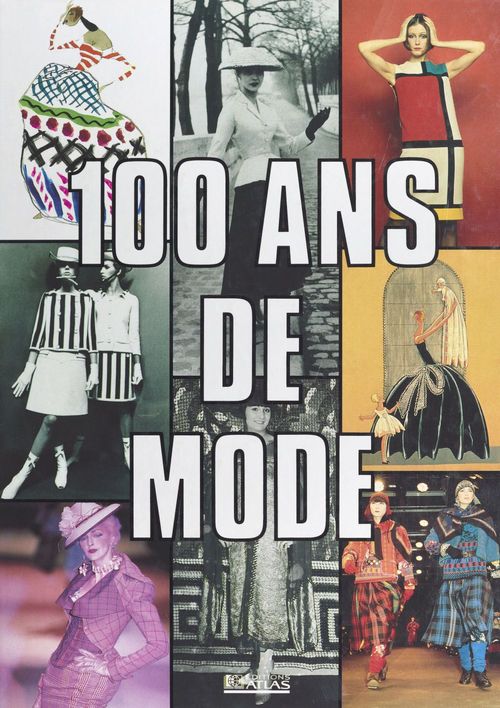Couverture ebook de 100 ans de mode, de Collectif
