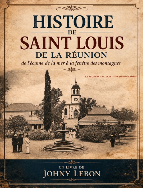 Couverture ebook de Histoire de Saint Louis de la Réunion, de Johny Lebon