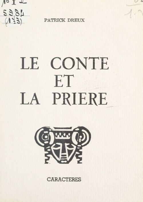 Couverture ebook de Le conte et la prière, de Patrick Dreux
