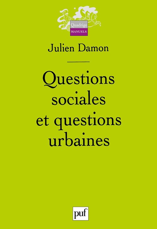 ebook cover of Questions sociales et questions urbaines, by Julien Damon