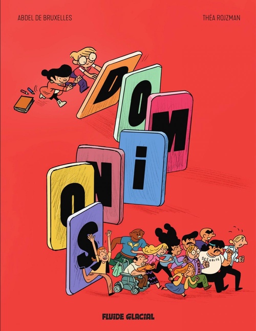 ebook cover of Dominos, by Théa Rojzman, Abdel de Bruxelles