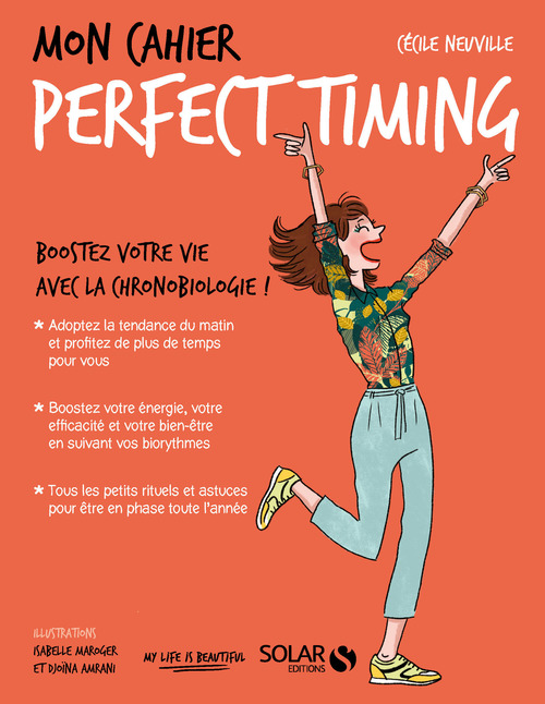 Couverture ebook de Mon cahier Perfect timing, de Djoïna Amrani, Isabelle Maroger, Cécile Neuville