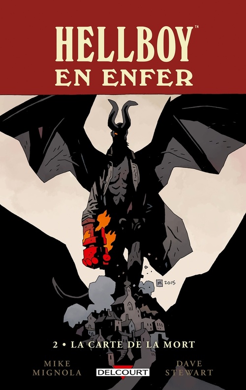 ebook cover of Hellboy en enfer T02 - La Carte de la Mort, by Mike Mignola