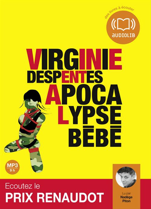 audiobook cover of Apocalypse Bébé, by Virginie Despentes