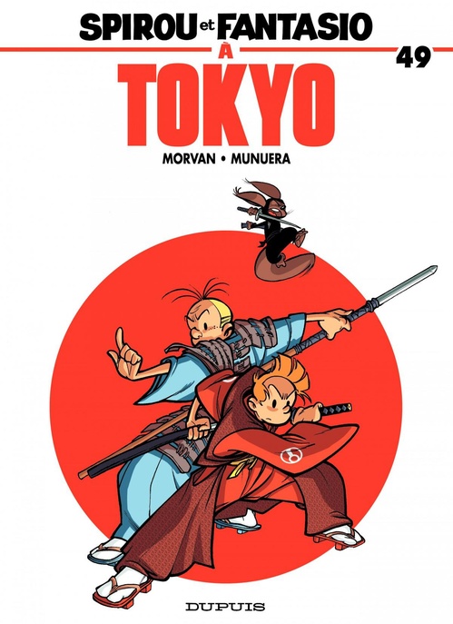 Couverture ebook de Spirou et Fantasio - Tome 49 - Spirou et Fantasio à Tokyo, de Morvan, Munuera