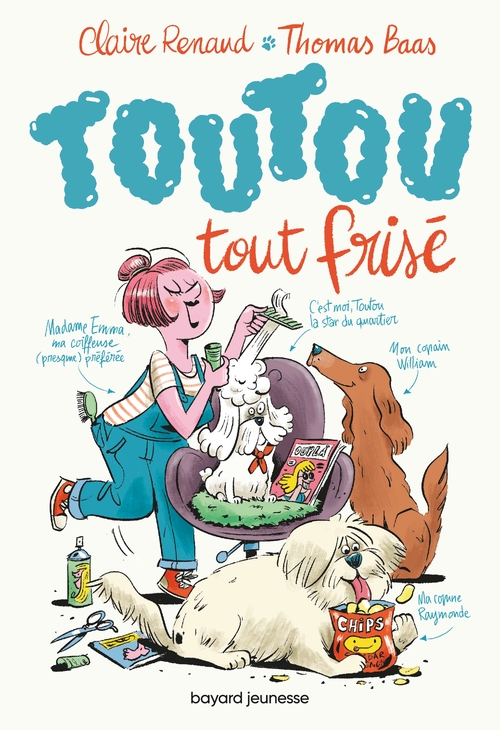 ebook cover of Toutou tout frisé, Tome 01, by Claire Renaud