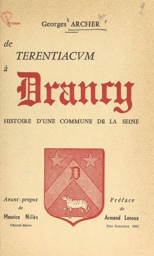 Couverture ebook de De Terentiacum à Drancy, de Georges Archer