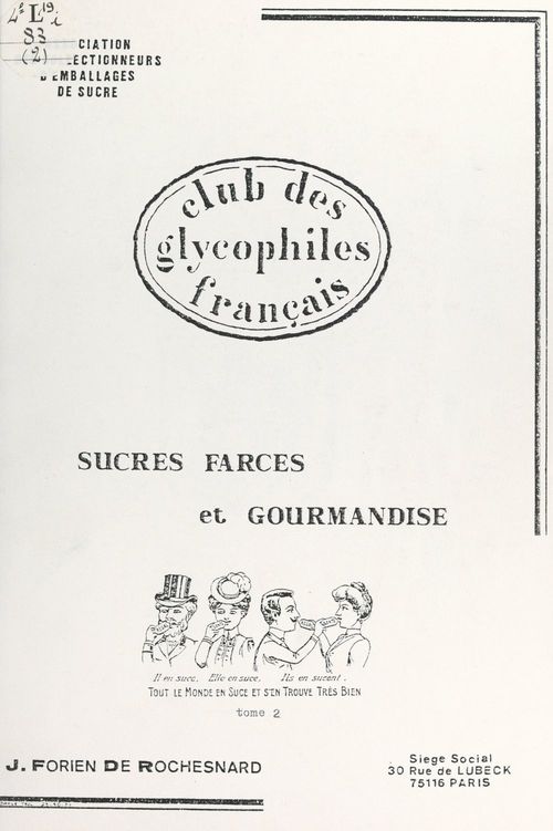 Couverture ebook de Sucres, farces et gourmandise, de Jean Forien De Rochesnard