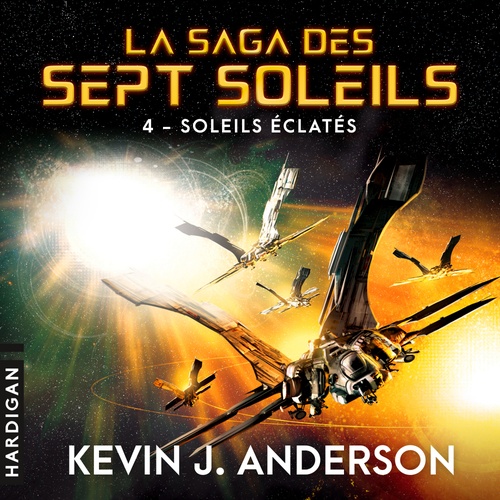 audiobook cover of Soleils éclatés, by Kevin J. Anderson