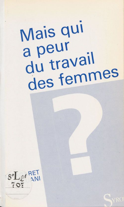 Couverture ebook de Mais qui a peur du travail des femmes ?, de Margaret Maruani