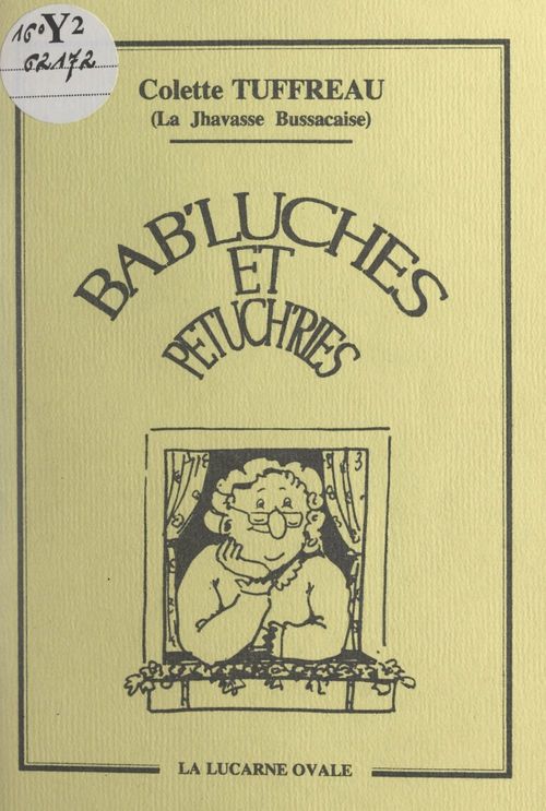 ebook cover of Bab'luches et petuch'ries, by Colette Tuffreau