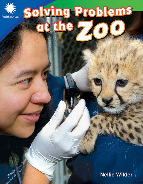 ebook cover of Solving Problems at the Zoo, by Nellie Wilder