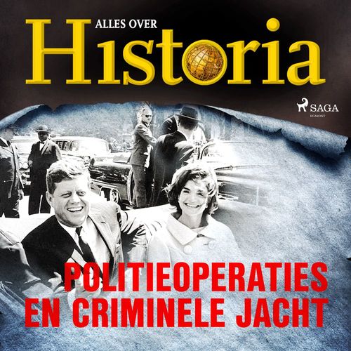 audiobook cover of Politieoperaties en criminele jacht, by Alles Over Historia