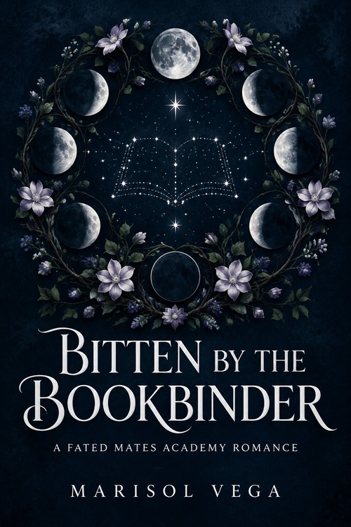 Couverture ebook de Bitten by the Bookbinder, de Marisol Vega