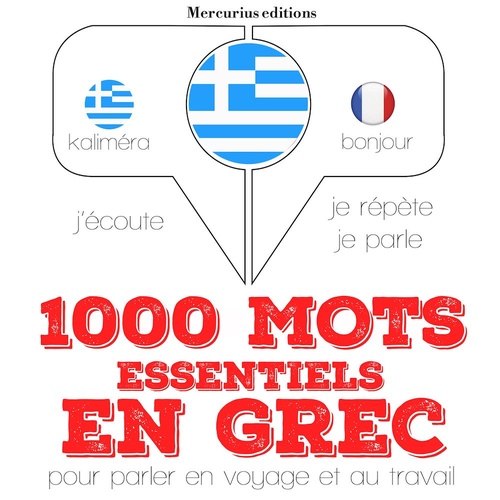 audiobook cover of 1000 mots essentiels en grec, by JM Gardner