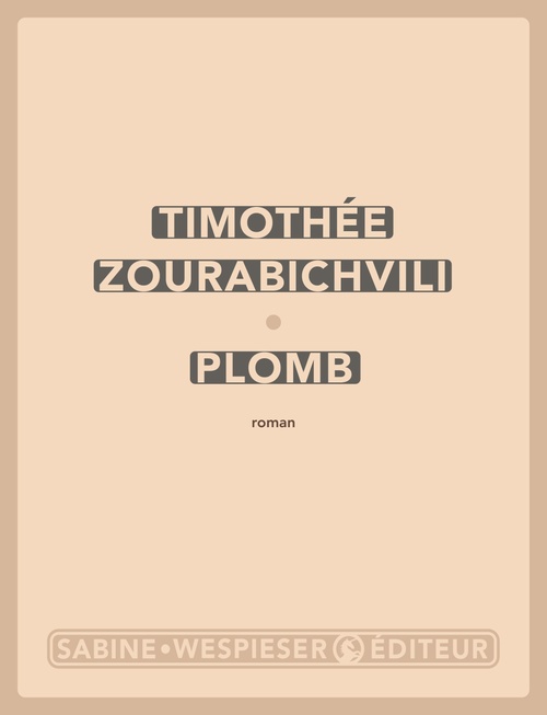 ebook cover of Plomb, by Timothée Zourabichvili