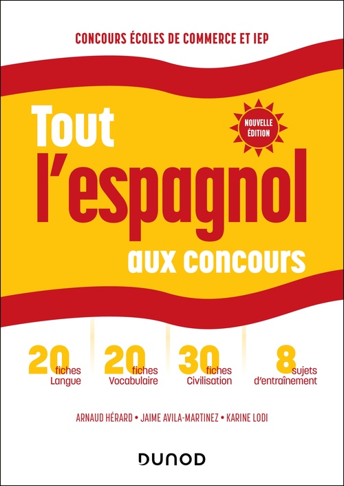 ebook cover of Tout l'espagnol aux concours - 6e éd., by Jaime Avila-Martinez, Karine Lodi, Arnaud Hérard