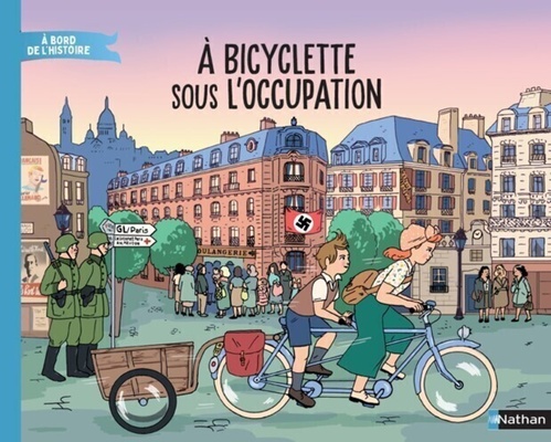 Couverture ebook de À bicyclette sous l'Occupation, de Cécile Jugla
