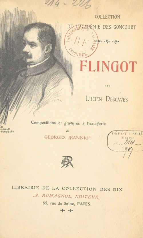 Couverture ebook de Flingot, de Lucien Descaves