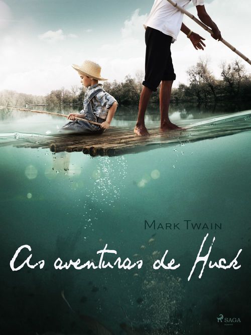 Couverture ebook de As aventuras de Huck, de Mark Twain