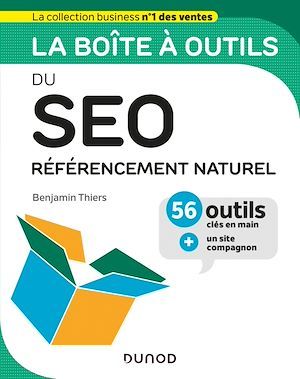 ebook cover of La boîte à outils du SEO, by Benjamin Thiers