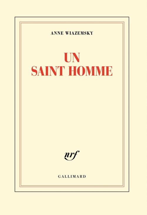 ebook cover of Un saint homme, by Anne Wiazemsky