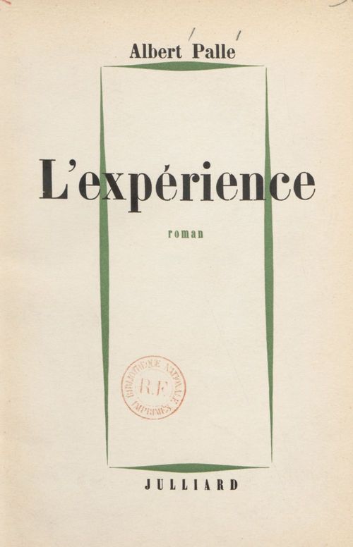 ebook cover of L'expérience, by Albert Palle