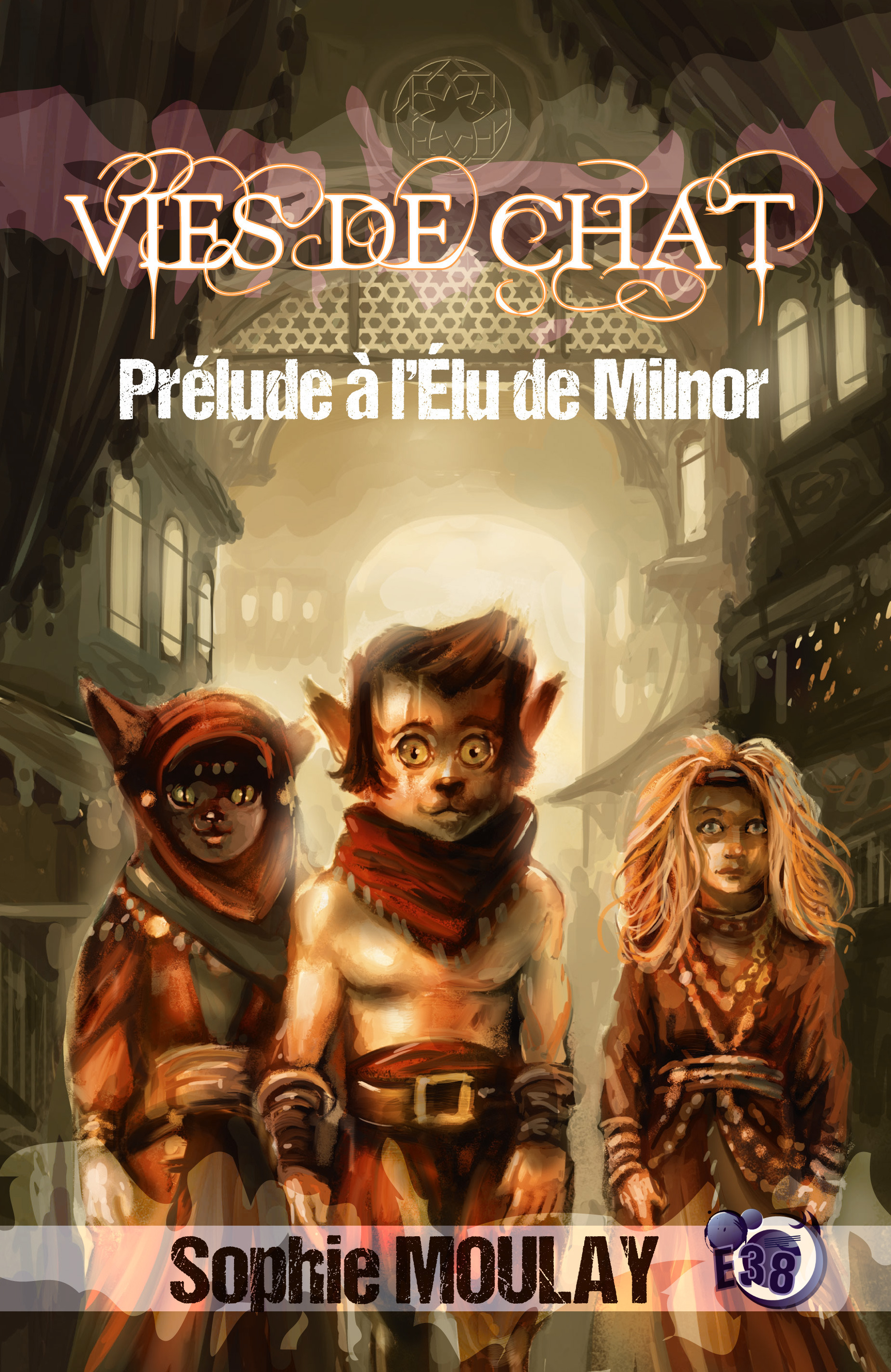 Couverture ebook de Vies de chat, de Sophie Moulay