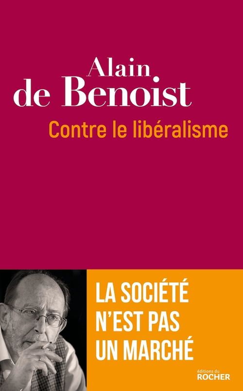ebook cover of Contre le libéralisme, by Alain de Benoist
