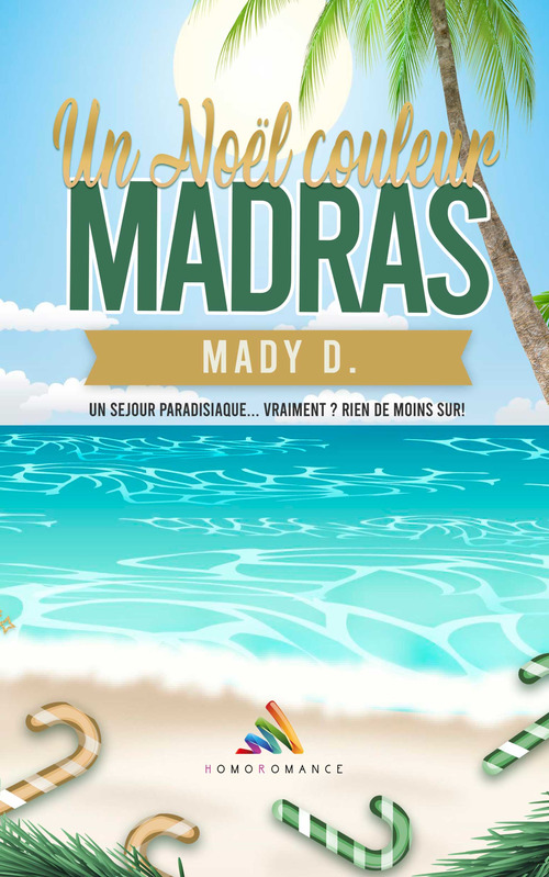 Couverture ebook de Un Noël couleur madras, de Mady D.