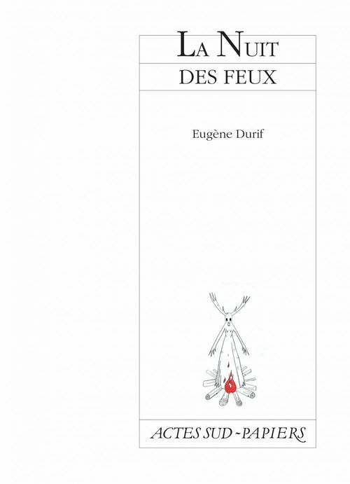 ebook cover of La Nuit des feux, by Eugène Durif