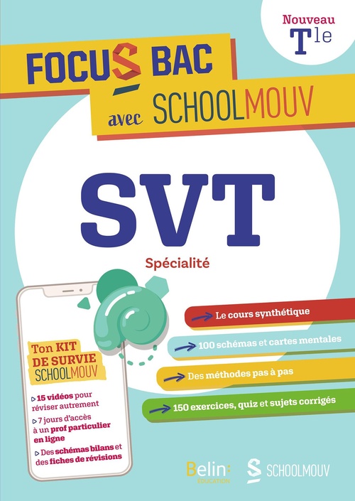 Couverture ebook de Focus BAC : SVT - Spécialité Terminale, de Stéphane Frayon, Maxime Treiber