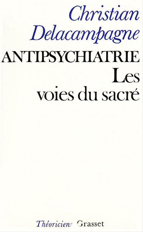 ebook cover of Antipsychiatrie, by Christian Delacampagne