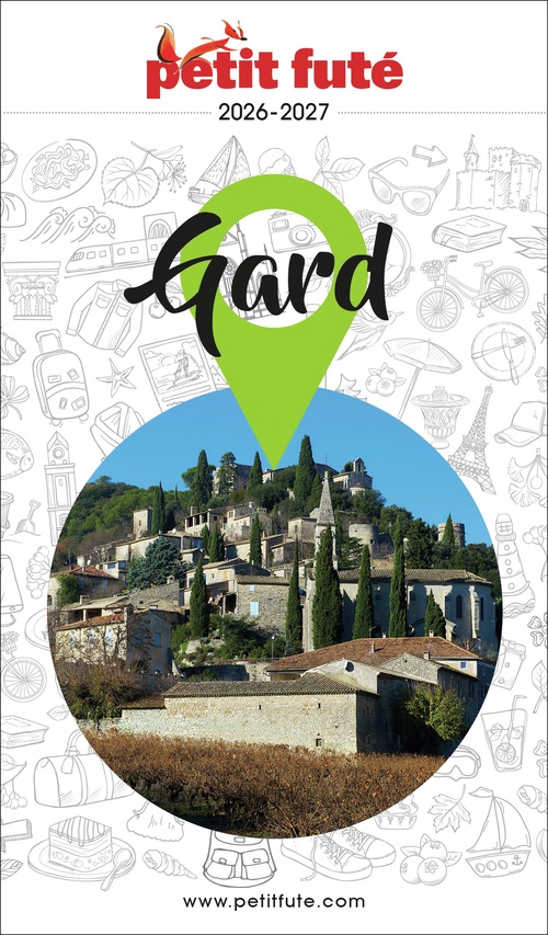 Couverture ebook de Guide Gard 2026 Petit Futé, de Collectif