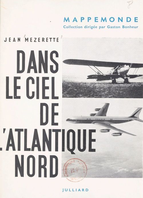 ebook cover of Dans le ciel de l'Atlantique Nord, by Jean Mezerette