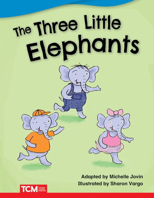 Couverture ebook de The Three Little Elephants, de Michelle Jovin