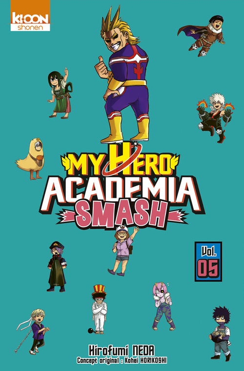 Couverture ebook de My Hero Academia Smash T05, de Hirofumi Neda