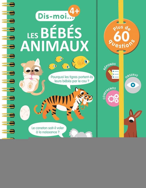 Couverture ebook de Les bébés animaux, de Cécile Jugla
