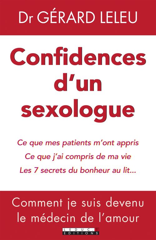ebook cover of Confidences d'un sexologue, by Gérard Leleu