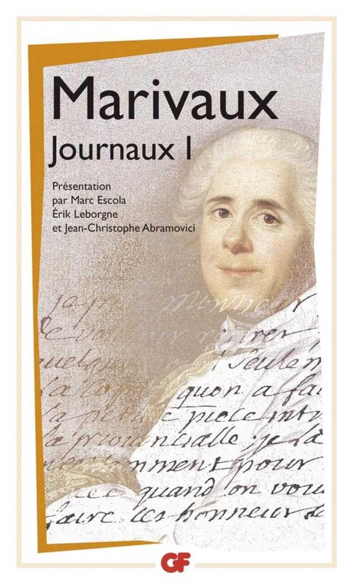 Couverture ebook de Journaux (Tome 1), de Pierre de Marivaux