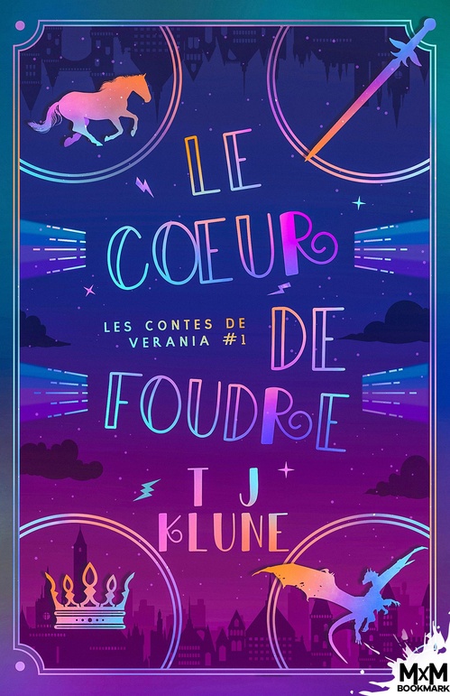 ebook cover of Le coeur de foudre, by T. J. Klune