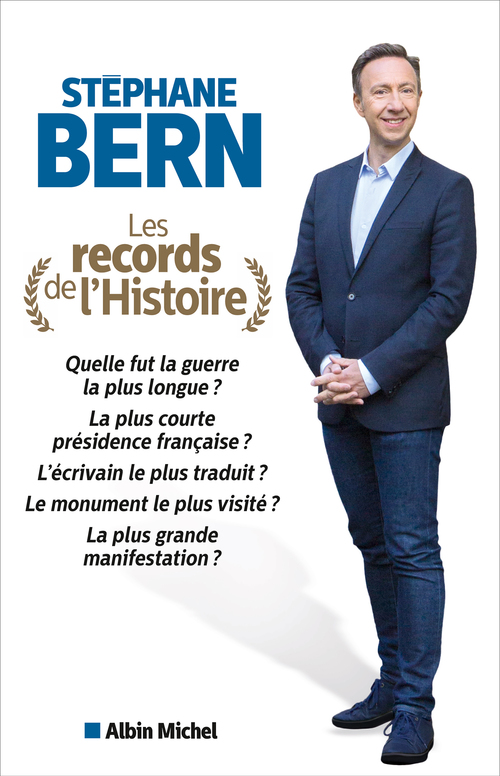 Couverture ebook de Les Records de l'histoire, de Stéphane Bern