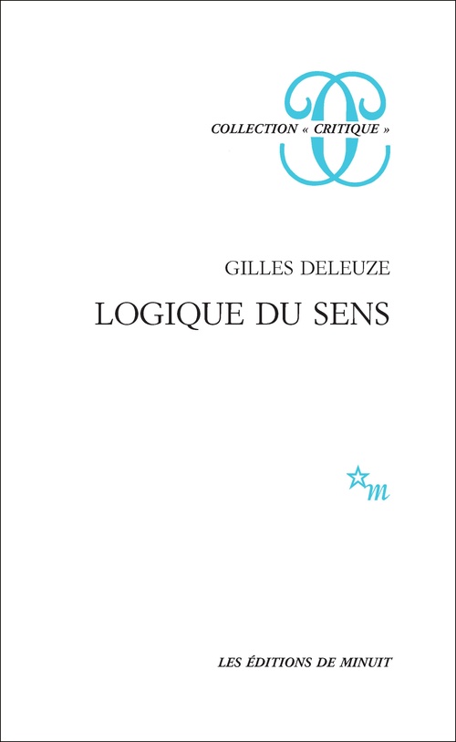 Couverture ebook de Logique du sens, de Gilles Deleuze