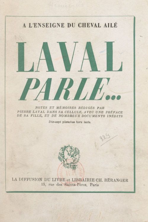 Couverture ebook de Laval parle..., de Pierre Laval