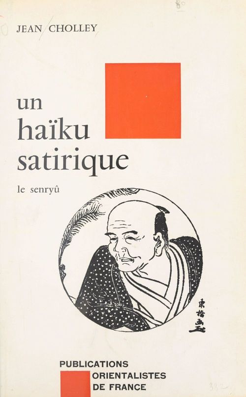 ebook cover of Un haïku satirique : le senryû, by Jean Cholley