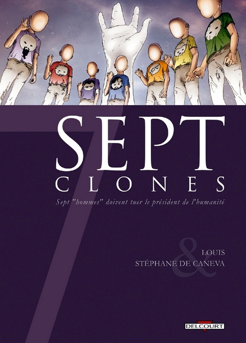 Couverture ebook de 7 Clones, de Stéphane Louis