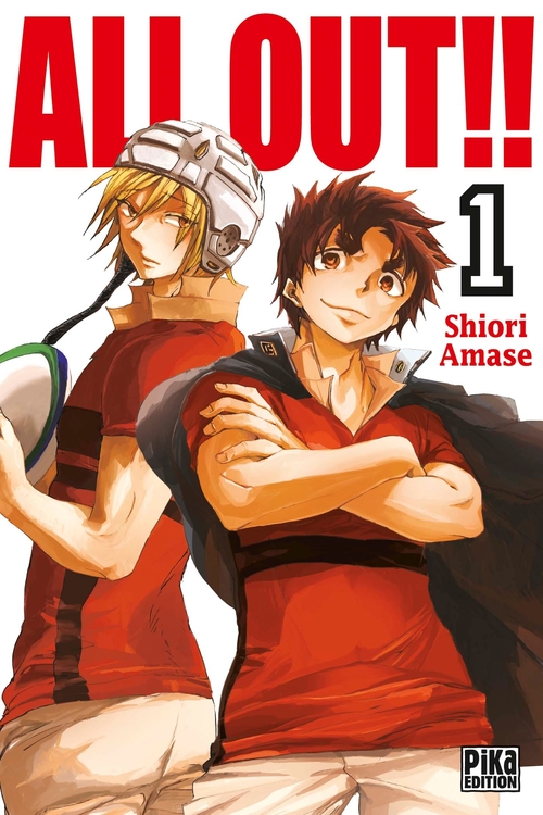 Couverture ebook de All Out!! T01, de Shiori Amase